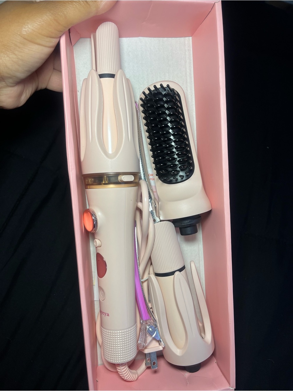 Multi-In-One Automatic Hair Curler - Pink